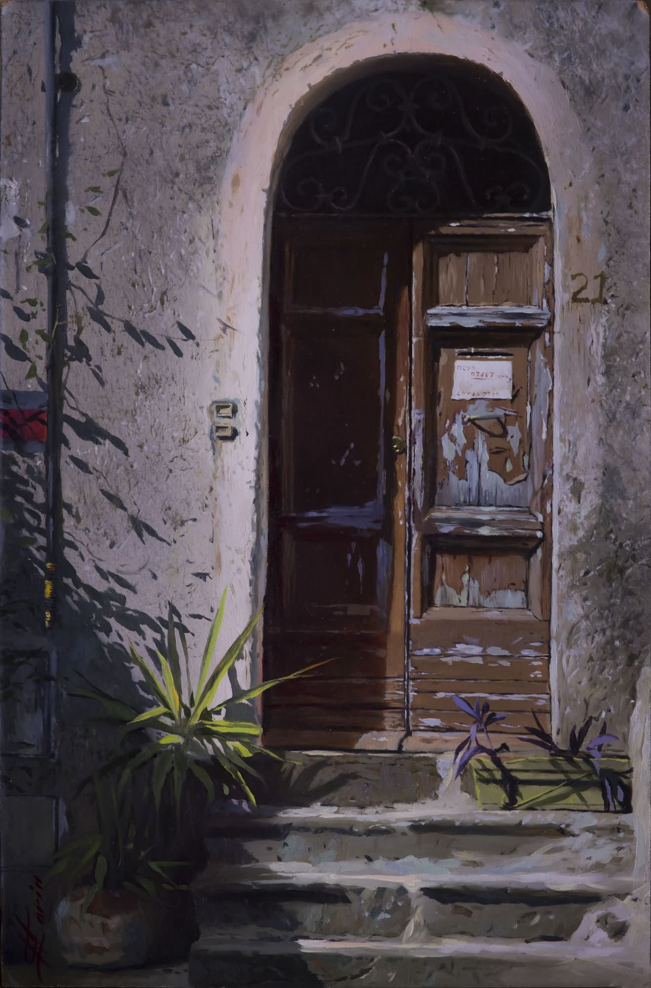 The old door, Bracciano, Italy